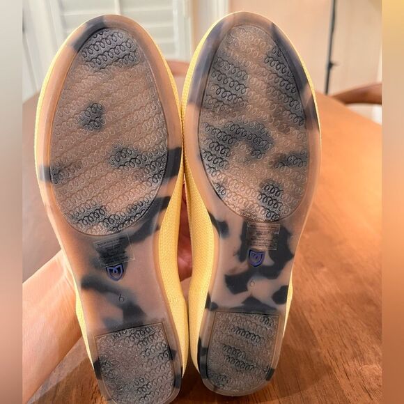 Rothy’s The Flat Lemon Drop Knit Ballet Flats Yellow Round Toe Sz 6 Eco Slip-On - Picture 7 of 7